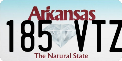AR license plate 185VTZ