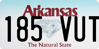 AR license plate 185VUT