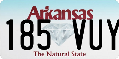 AR license plate 185VUY