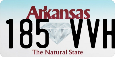 AR license plate 185VVH
