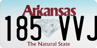 AR license plate 185VVJ