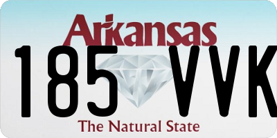 AR license plate 185VVK
