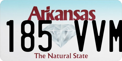 AR license plate 185VVM
