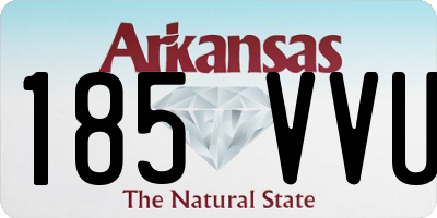 AR license plate 185VVU