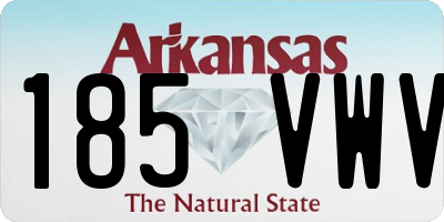 AR license plate 185VWV