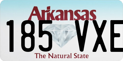 AR license plate 185VXE