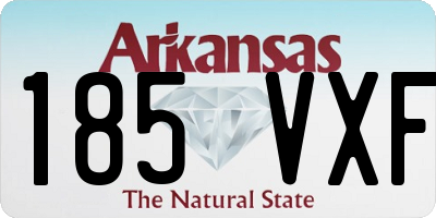 AR license plate 185VXF