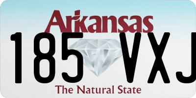 AR license plate 185VXJ