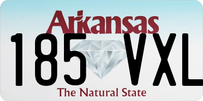 AR license plate 185VXL