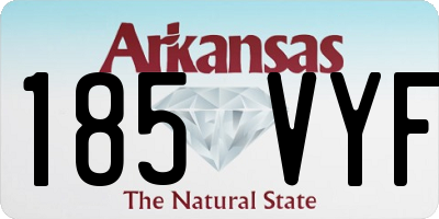 AR license plate 185VYF