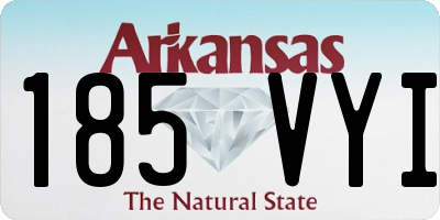 AR license plate 185VYI
