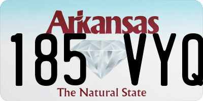AR license plate 185VYQ