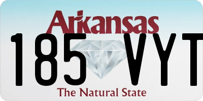 AR license plate 185VYT
