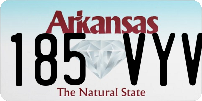 AR license plate 185VYV