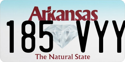 AR license plate 185VYY