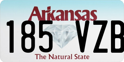 AR license plate 185VZB