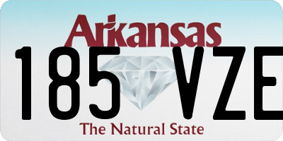 AR license plate 185VZE