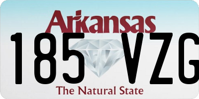 AR license plate 185VZG