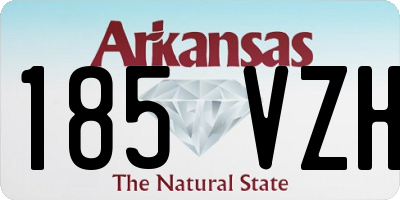 AR license plate 185VZH