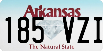 AR license plate 185VZI