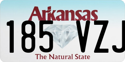 AR license plate 185VZJ