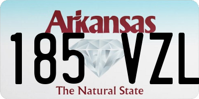 AR license plate 185VZL
