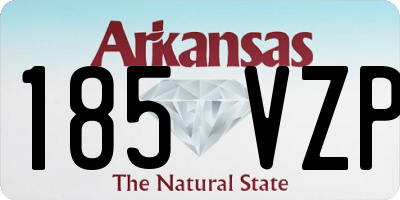 AR license plate 185VZP