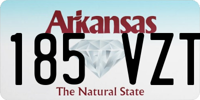 AR license plate 185VZT