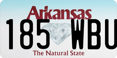AR license plate 185WBU