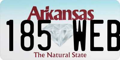 AR license plate 185WEB