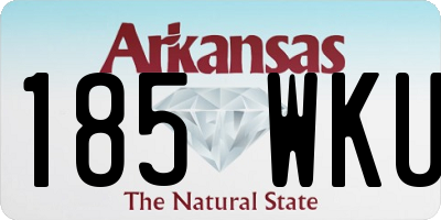 AR license plate 185WKU