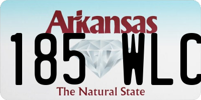 AR license plate 185WLC