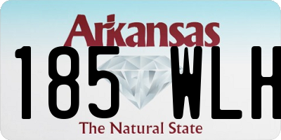 AR license plate 185WLH