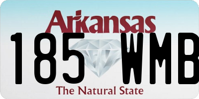 AR license plate 185WMB