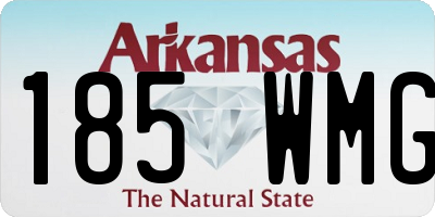 AR license plate 185WMG