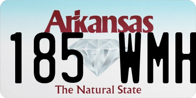 AR license plate 185WMH