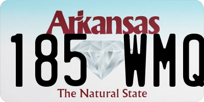 AR license plate 185WMQ