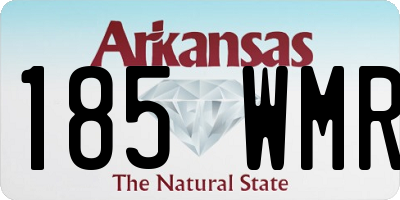 AR license plate 185WMR