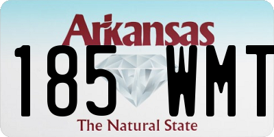 AR license plate 185WMT