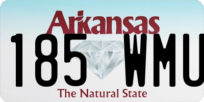 AR license plate 185WMU
