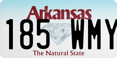 AR license plate 185WMY