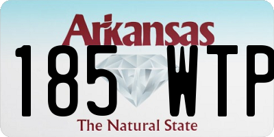 AR license plate 185WTP
