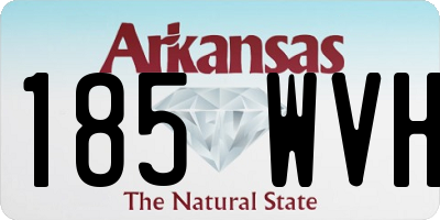 AR license plate 185WVH