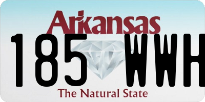 AR license plate 185WWH