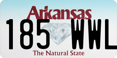 AR license plate 185WWL