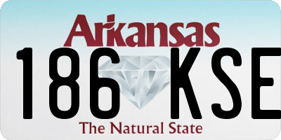 AR license plate 186KSE