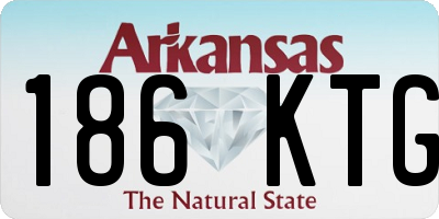 AR license plate 186KTG