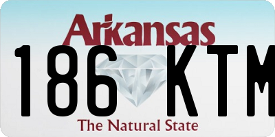 AR license plate 186KTM