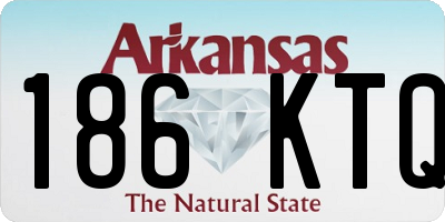 AR license plate 186KTQ
