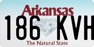 AR license plate 186KVH